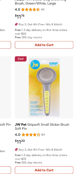 JW GripSoft Soft-Pin Slicker